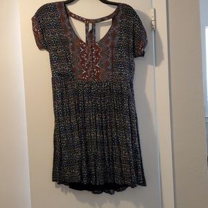 Free People Mini Dress Tunic Sz XS